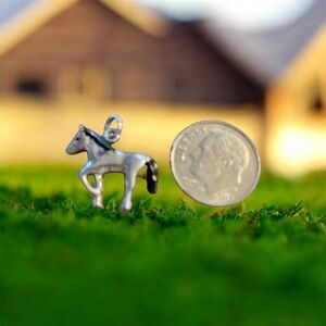 Silver 925 Horse Charm Pendant